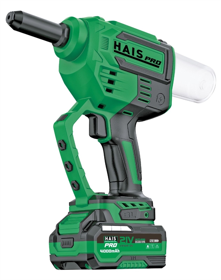 HAISPRO Profesyonel Perçin Makinesi 21 V 4.0 Ah Çift Akülü Çantalı - 1