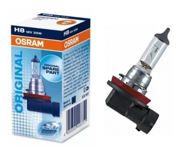  - Halojen Ampul OSRAM H8 64212 35W ORIGINAL 12V PGJ19-1 (1 Adet Ampul)