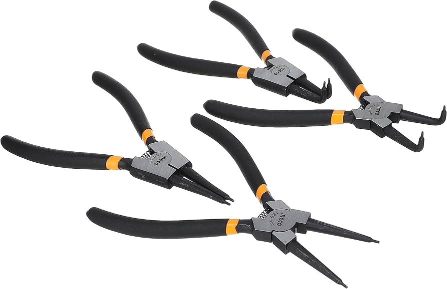 İngco 4 Parça Profesyonel Segman Pense Seti 180mm Tam Set - 4