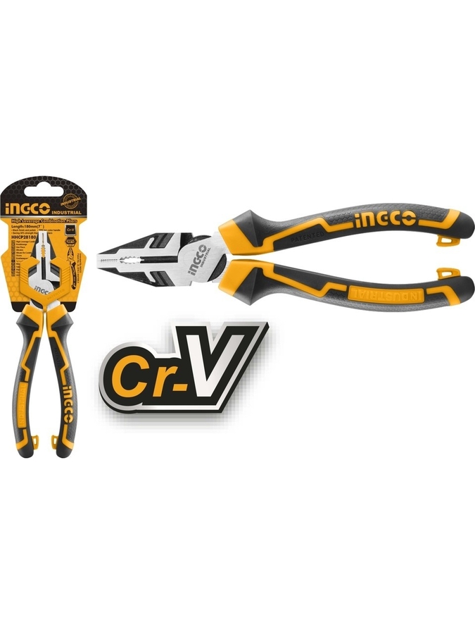 Ingco HHCP28180 Kombine Pense 180 mm Yüksek Kaldıraç Güçlü Pense - 1