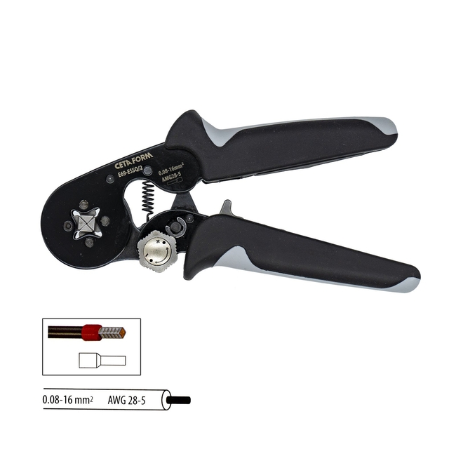 CETA FORM - Kablo Yüksüğü Sıkma Pensesi /Kare Form(0.08 -16Mm²) CETA FORM - Kablo Yüksüğü Sıkma Pensesi /Kare Form(0.08 -16Mm²)