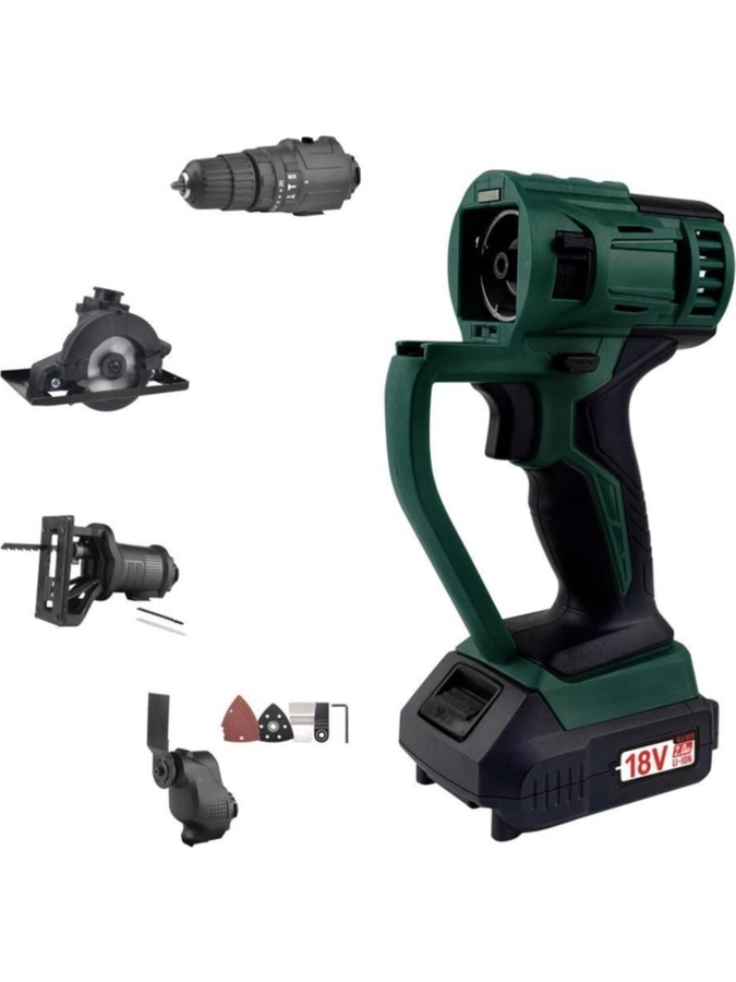 KL Pro KLMS18-20 Şarjlı Li-ion Çift Akülü Vidalama Multi Set - 1