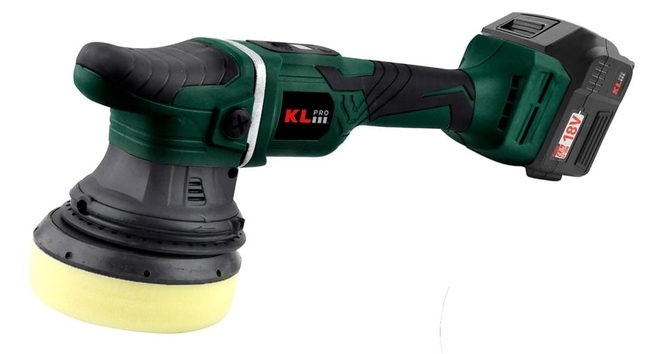 KLPRO 18V ŞARJLI POLİSAJ MAKİNASI KÖMÜRSÜZ - 2 x KLA1850 Batarya ve 1 x 4.5 A Şarj Cihazı