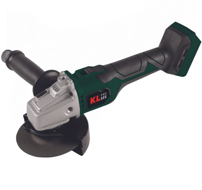 KL PRO - Klpro KLAT18BS-00 18V 115mm Devir Ayarlı Kömürsüz Şarjlı Avuç Taşlama Aküsüz/Solo Tek Makine