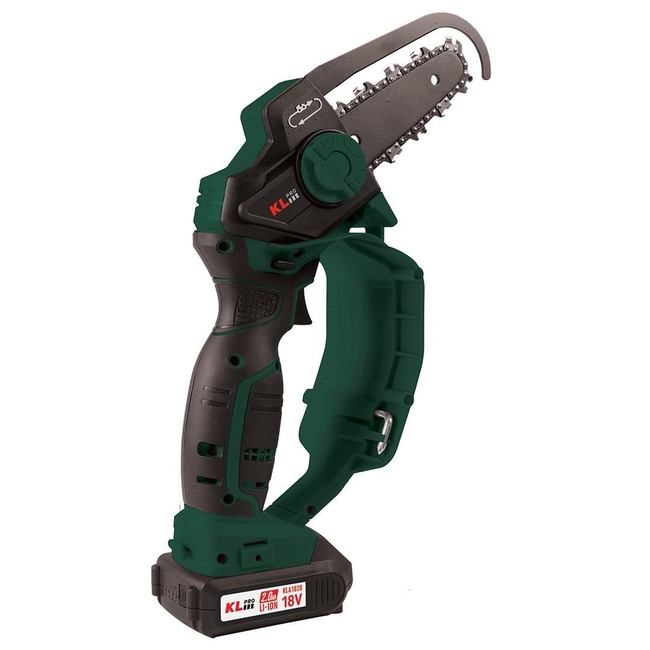 KL PRO - KLPRO KLBZT18-50 Şarjlı 18 V Zincirli Testere - 5.0 Ah (2 x KLA1850 Batarya ve 1 x 4.5 A Şarj Cihazı)