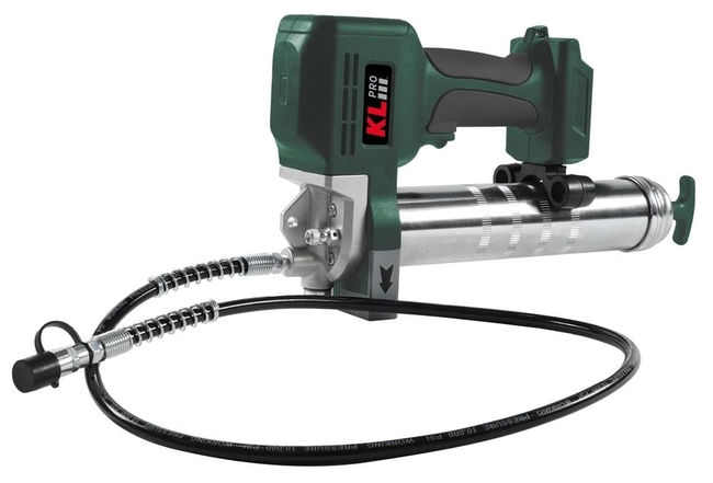 KLPRO KLGT18-50 18 V 2 Ah Çift Akülü Gres Tabancası - 5.0 Ah (2 x KLA1850 Batarya ve 1 x 4.5 A Şarj Cihazı)