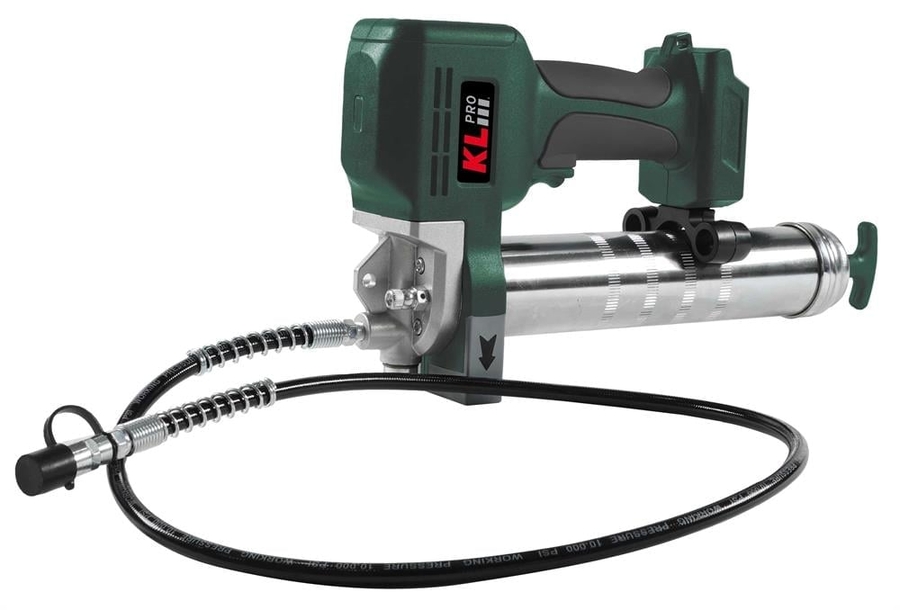 KLPRO KLGT18-50 18 V 2 Ah Çift Akülü Gres Tabancası - 5.0 Ah (2 x KLA1850 Batarya ve 1 x 4.5 A Şarj Cihazı) - 1