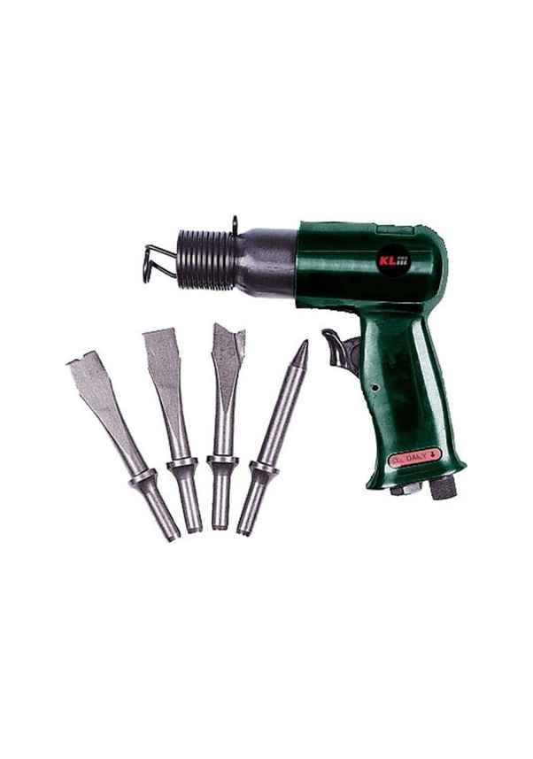 KLPRO Klhv0101Rk 1/4" 10.4Mm Havalı Çekiç Keski ( 4 PARÇA UÇLU ) - 1