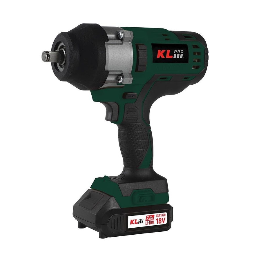KLPRO KLSS18BHX-50 18 Volt Akülü Kömürsüz Profesyonel Somun Sıkma - 5.0 Ah (2 x KLA1850 Batarya ve 1 x 4.5 A Şarj Cihazı) - 1