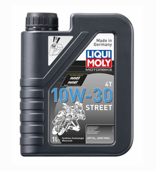 LIQUI MOLY - Liqui Moly 10W-30 Street / (10W30) 4T Sentetik Motor Yağı (1L) LM 2526