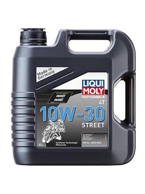 LIQUI MOLY - Liqui Moly 10w-30 Street 10w30 4t Sentetik Motor Yağı 4 Litre
