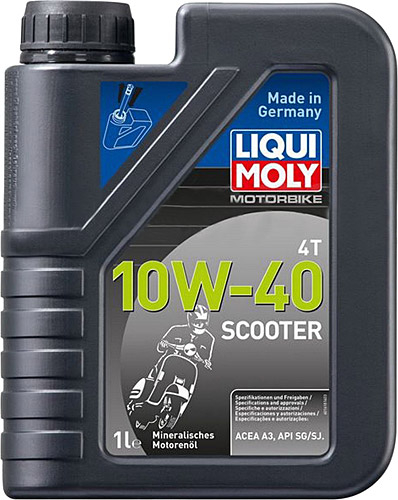 LIQUI MOLY - Liqui Moly 10W40 Scooter Motor Yağı 1 Lt. Made in Germany LM 1618