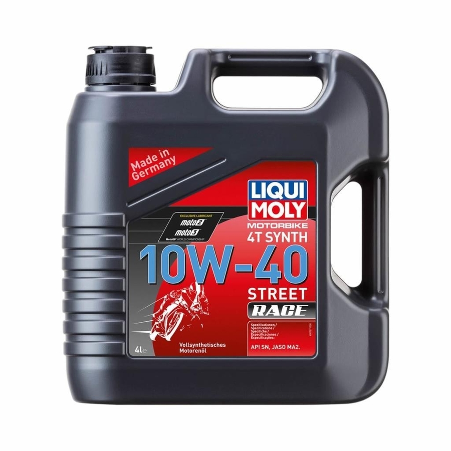Liqui Moly 10W40 Street Tam Sentetik Motosiklet Yağı 4 Litre 20754 - 1