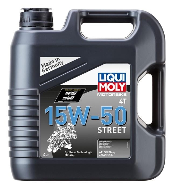 LIQUI MOLY - Liqui Moly 15W-50 4T Street Motosiklet Yağı 4 Litre 1689