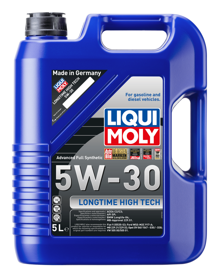 LIQUI MOLY 5W30 Motor Yağı DPF'li Sentetik LONGTIME HIGH TECH 5 Litre (9507) - 1