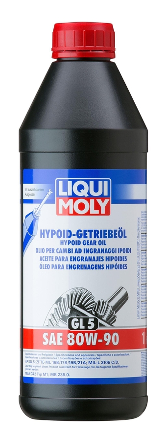 Liqui Moly Hypoid GL5 80w90 Şanzıman Yağı 1 Lt. 4406 - 1