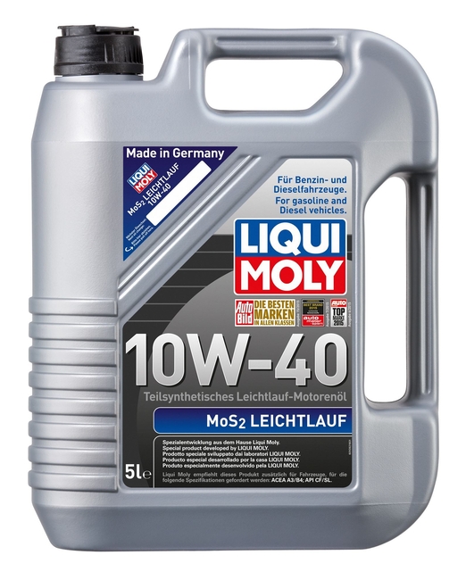 LIQUI MOLY - Liqui Moly Mos2 Leichtlauf 10W40 Motor Yağı 5L LM 2184