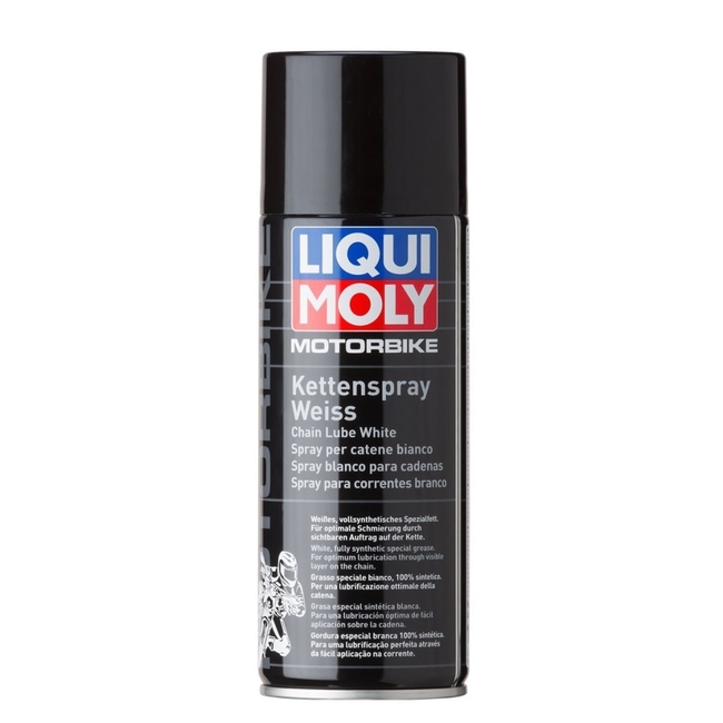 LIQUI MOLY - Liqui Moly Motosiklet Beyaz Zincir Yağı Sprey 400 ML (1591)