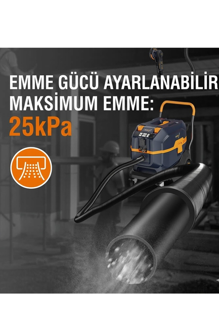Maxxt Islak Kuru Toz Emiş Süpürgesi 1400W 43 Litre MVC3800 - Thumbnail