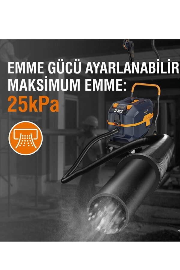 Maxxt Islak Kuru Toz Emiş Süpürgesi 1400W 43 Litre MVC3800 - 4