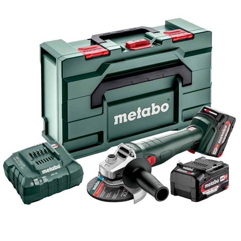 Metabo W 18 L 9-125 / 4.0 Çift Akülü Taşlama Li-ion 18V 4.0Ah - 1