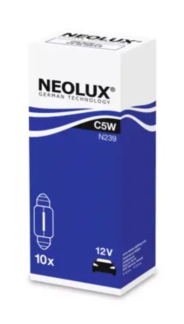 NEOLUX SOFİT Orta Boy 12V 5W (1 Ampul) - Thumbnail