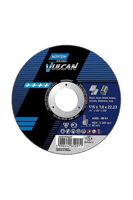 NORTON İnox Kesme Taşı 1.0 x 115mm 66252845135