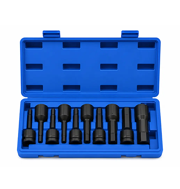 NT TOOLS 1/2 10 Parça Havalı Alyan Lokma Seti