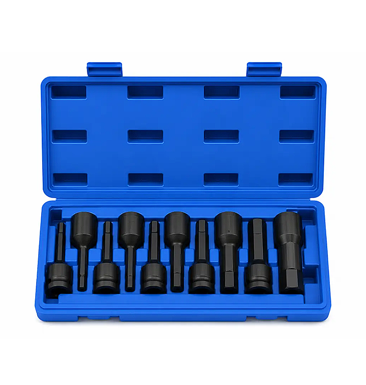NT TOOLS 1/2 10 Parça Havalı Alyan Lokma Seti - 1