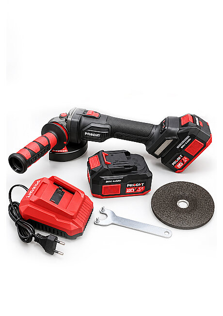 PRODHT D18000400 20V 4.0Ah Şarjlı Avuç Taşlama 125 mm 2 Akülü Set Fırçasız Motor - 3