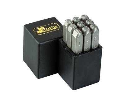 Retta Çelik Rakam 5Mm 9 Pç Set - 1