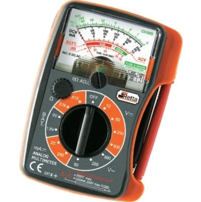 RETTA - Retta Multimetre Mini ( Analog ) RETTA - Retta Multimetre Mini ( Analog )