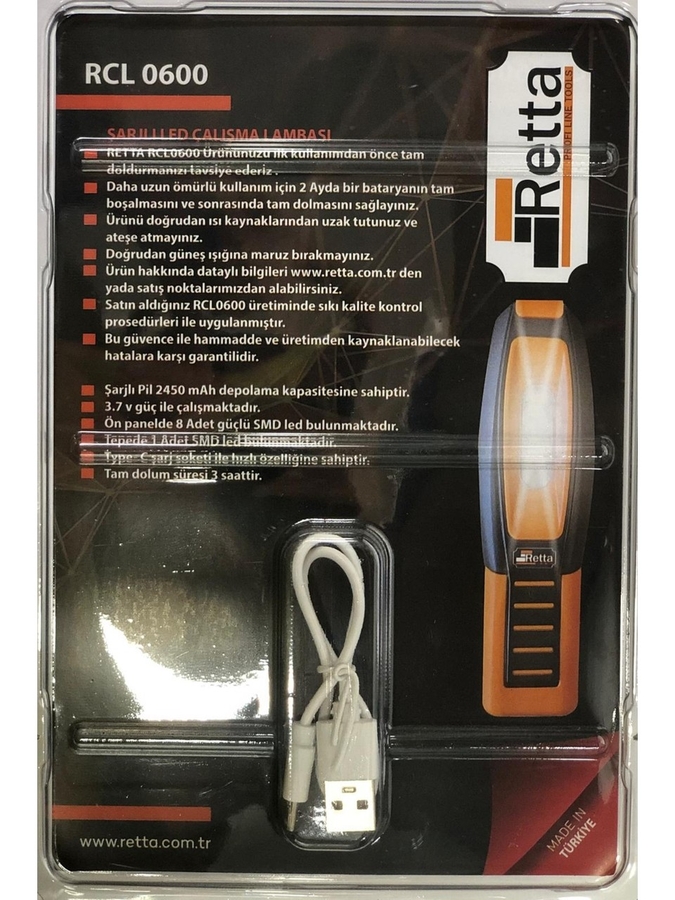 Retta RCL0600 Retta Şarjlı LED Fener - 2