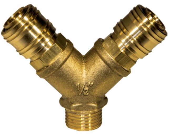 RİCO - Rico 1/2'' 2'li Çatal Takım Hortum Ucu