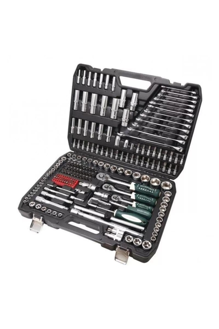 Rockforce - Rockforce 1/2-3/8-1/4 216 Parça Profesyonel Lokma Takımı Seti