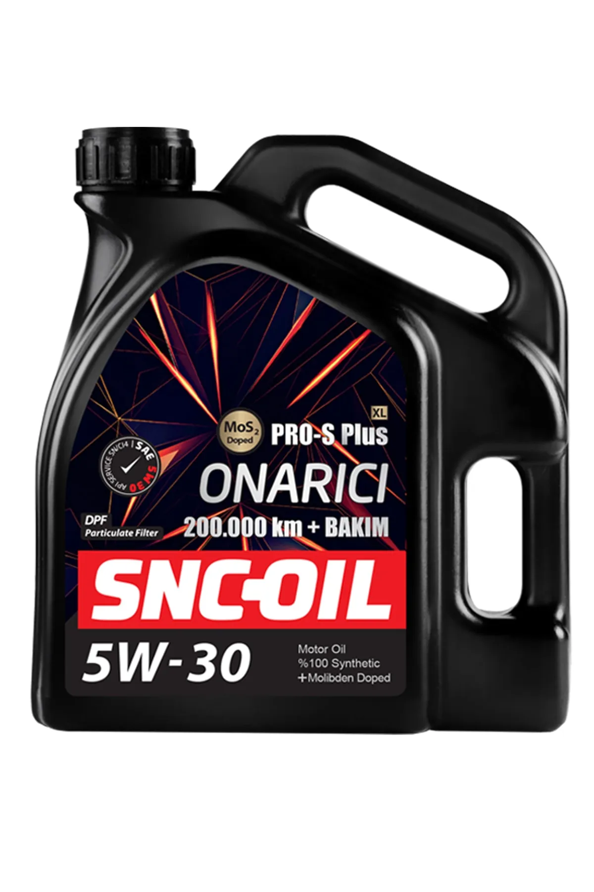 Snc Oil 5W-30 Pro S Plus XL Onarıcı Yağ 200.000 Km ve Üstü 4 Litre - 1