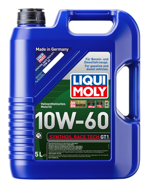 LIQUI MOLY - Liqui Moly Synthoil Race Tech Gt1 10W-60 Motor Yağı 5L LM 8909