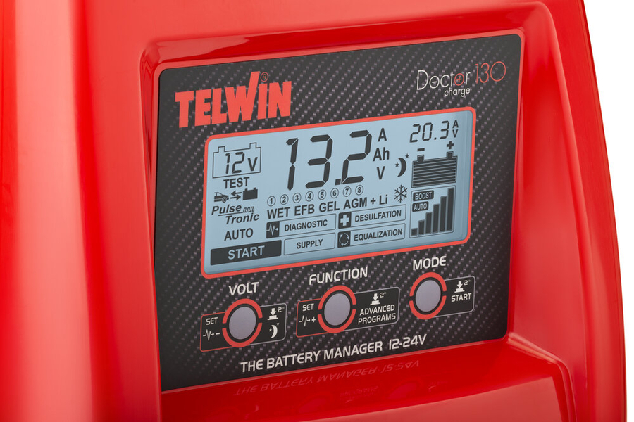 Telwin Doctor Charge 130 Connect Akü Şarj Cihazı 6-12-24V - 3