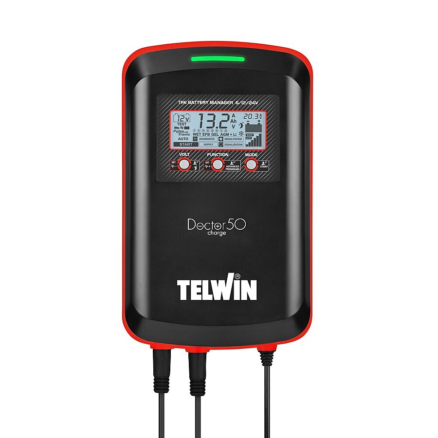 Telwin Doctor Charge 50 Connect Akü Şarj Cihazı 6-12-24V - 2