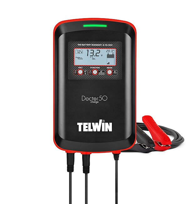 Telwin Doctor Charge 50 Connect Akü Şarj Cihazı 6-12-24V