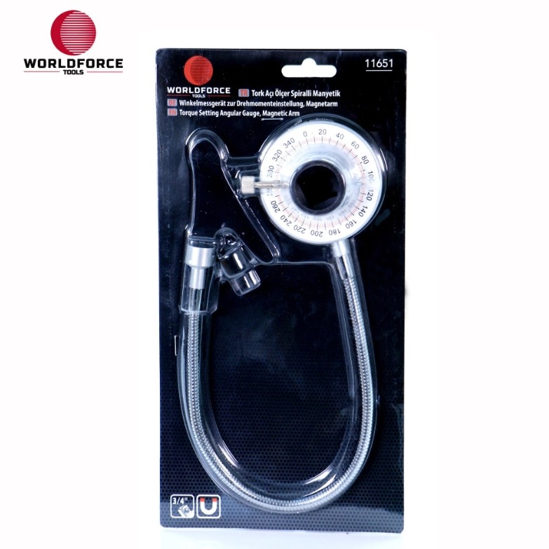 Tork Açı Ölçer Spiralli Manyetik 3/4'' - 2