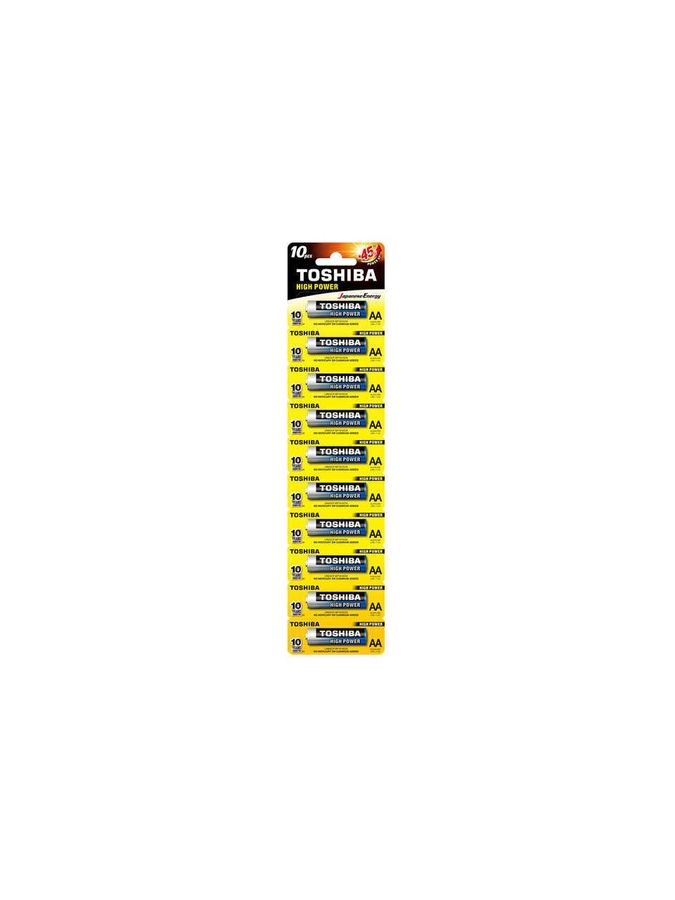 Toshiba LR6 Kartela Alkalin Kalem Pil 10'lu - 1