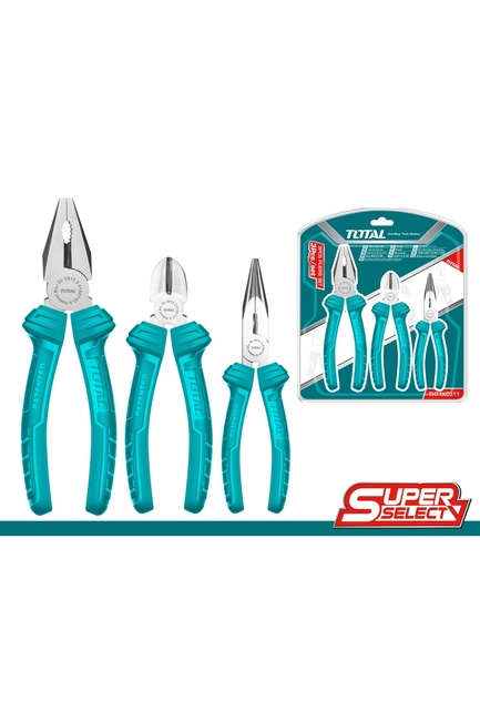 Total 3 Parça Pense Seti 1. Kalite Profesyonel - Thumbnail