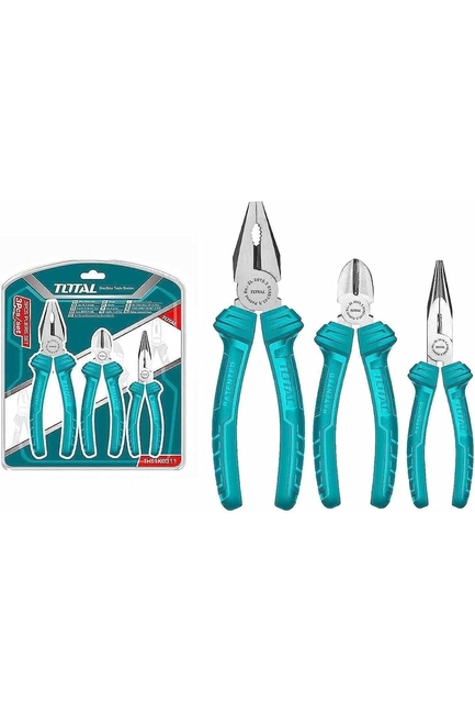 Total 3 Parça Pense Seti 1. Kalite Profesyonel - Thumbnail