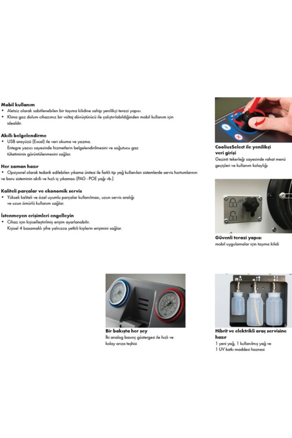 Wabco Würth Coolius A05 Otomatik Klima Gaz Dolum Cihazı R134A - 3