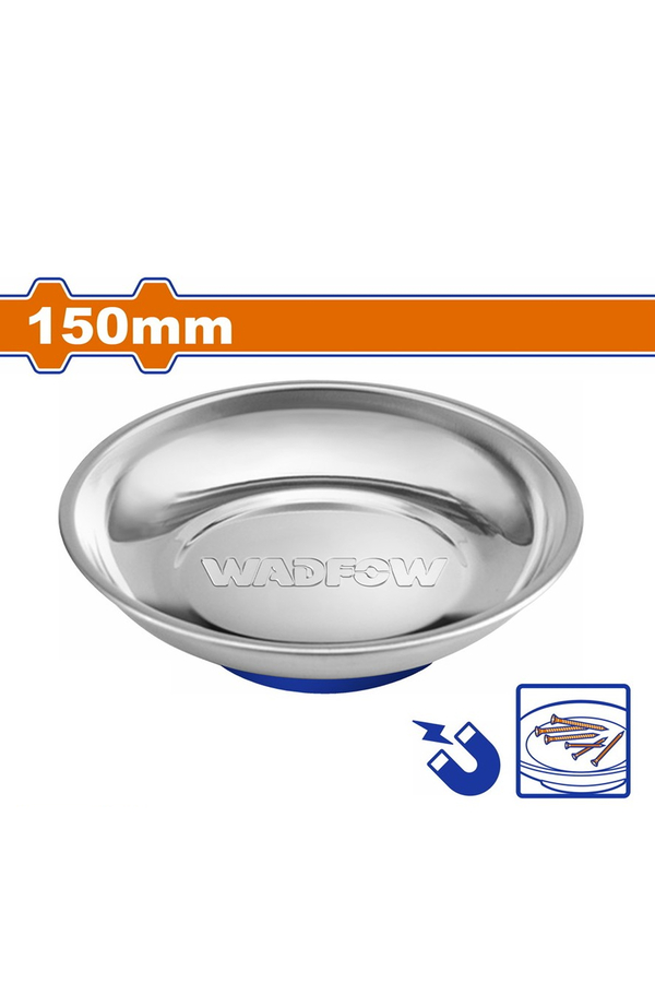 Wadfow Manyetik Tepsi Parça Tutma Mıknatıslı Yuvarlak 150mm - 2