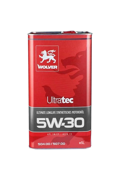 Wolver - Wolver 5W-30 Ultra Tec Motor Yağı 5 Litre Made in Germany