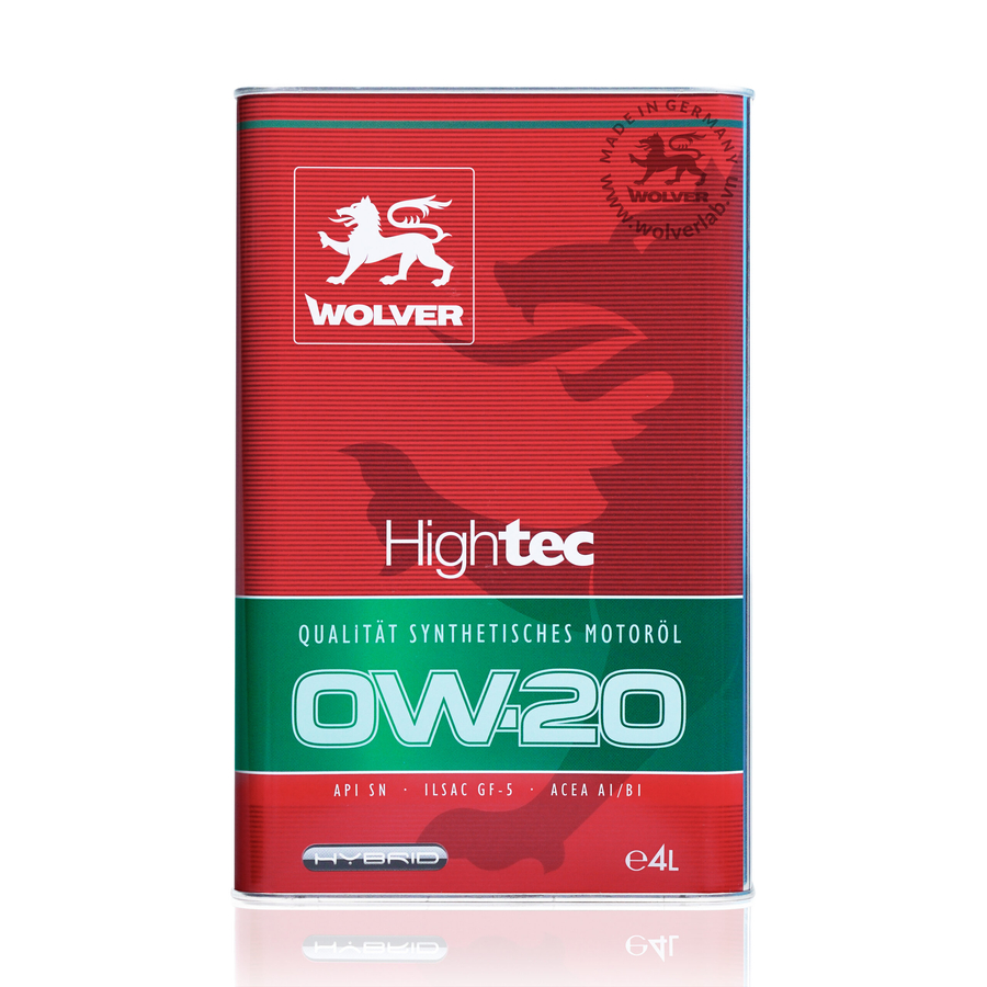 Wolver Hightec 0w-20 Motor Yağı 4 Litre - 1