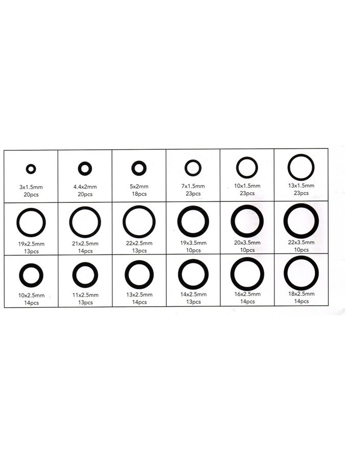 Worldforce 279 Parça O-Ring Set Halka Conta Seti - 2
