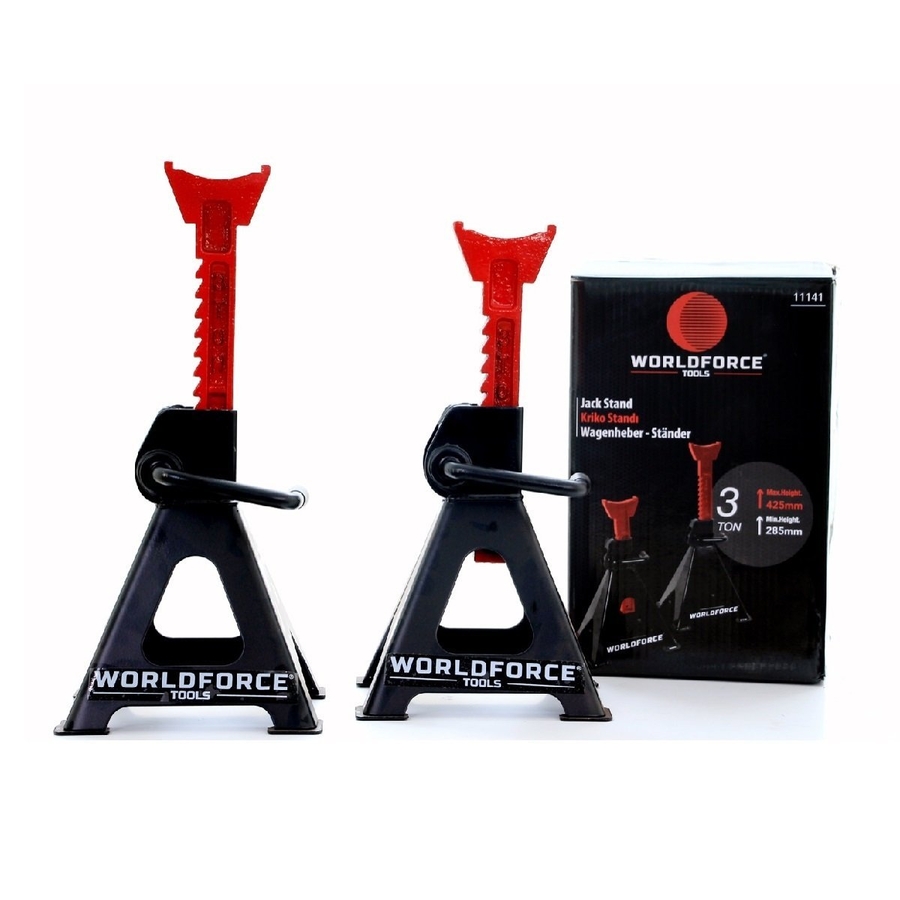 Worldforce 3 Ton Araç Altı Sehpa Kriko Standı 4 Ayaklı 11141 - 1